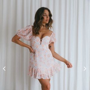 NWOT cross cross accent dress